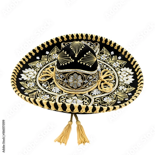 Obraz antique clock on white background