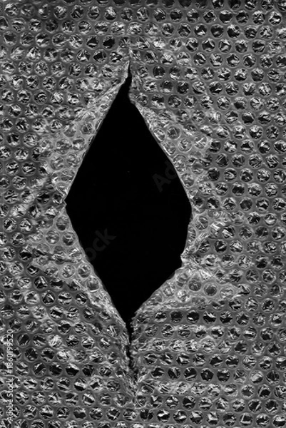 Fototapeta Plastic Bubble Wrap Texture Overlay
