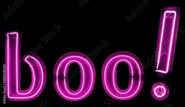 Obraz boo! néons roses