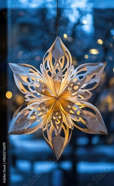 Obraz blue and yellow flower