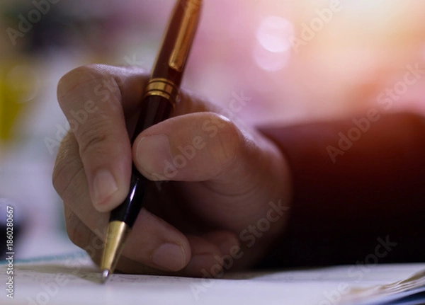 Fototapeta write about your New Year's resolutions , to do list