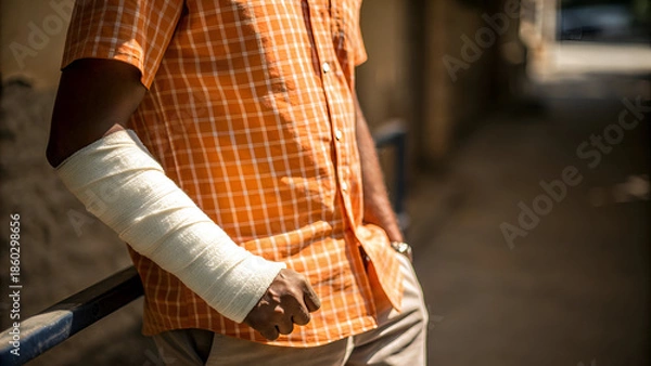 Fototapeta hands plasters