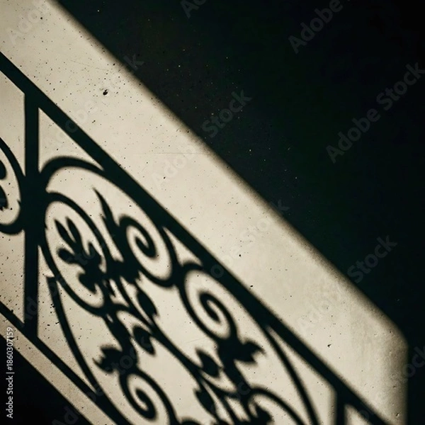 Obraz Ornate shadow play. Generative AI. 