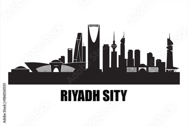 Fototapeta Riyadh Sity vector
