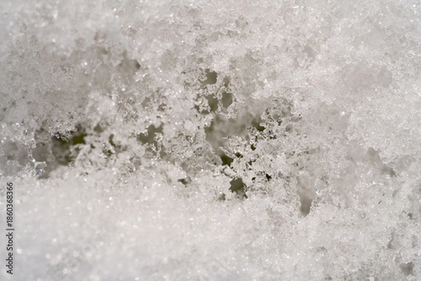 Obraz 溶けかけの雪の結晶