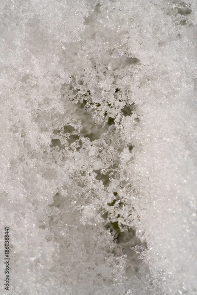 Obraz 溶けかけの雪の結晶