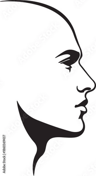 Obraz A simple typographic design featuring the words 'vector file' on a plain white background