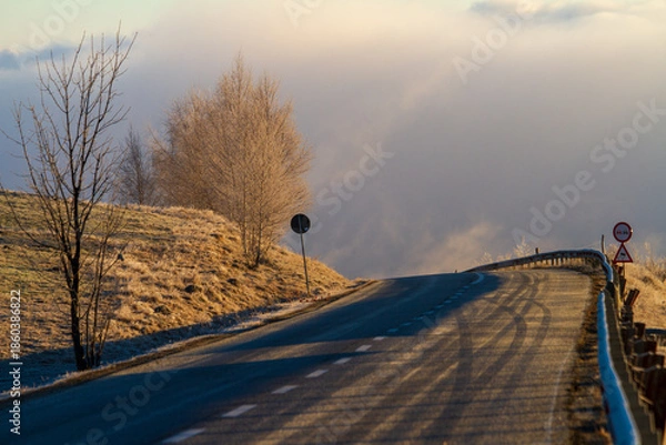 Fototapeta Landscape in Romania, Paltinis, Sibiu