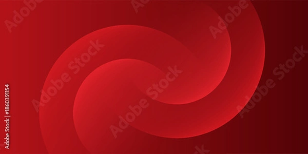 Obraz Red abstract background. Dynamic shapes composition. Eps10 vector