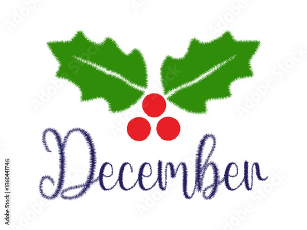 Obraz Letter December Vectors