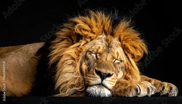 Obraz 寝ているライオン