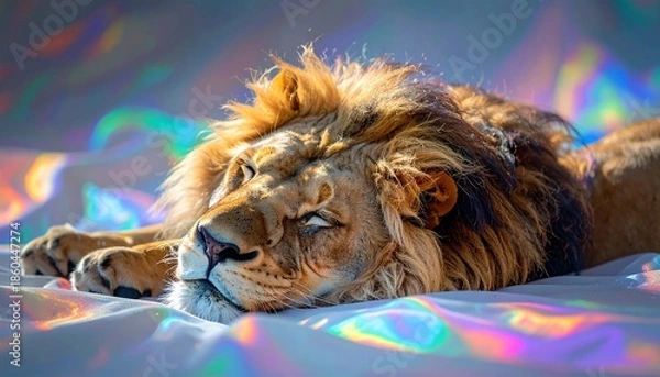 Obraz 寝ているライオン