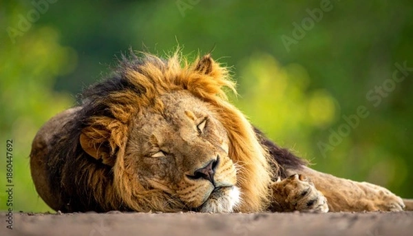 Obraz 寝ているライオン