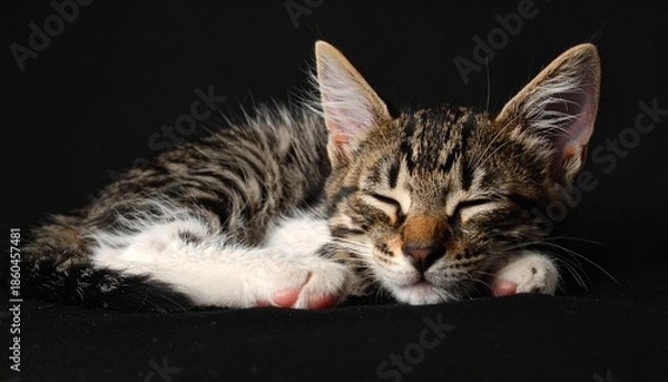 Obraz 寝ている子猫