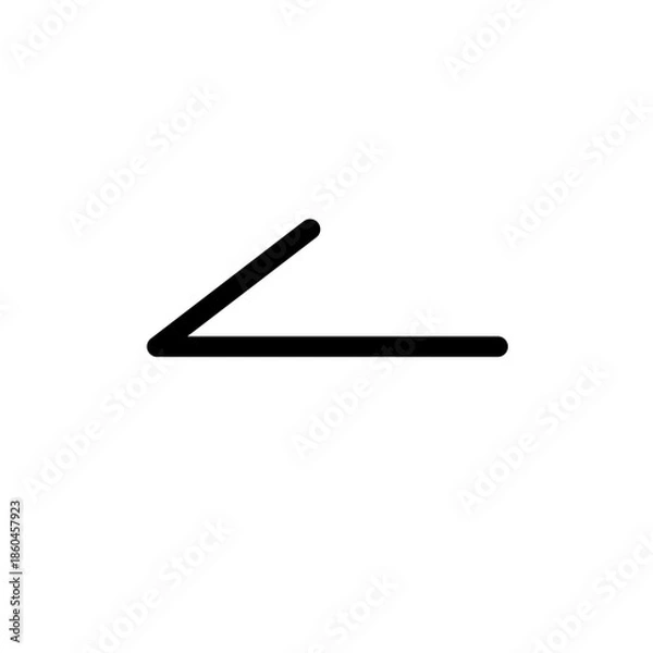 Obraz 矢印のアイコン　上だけ　片方