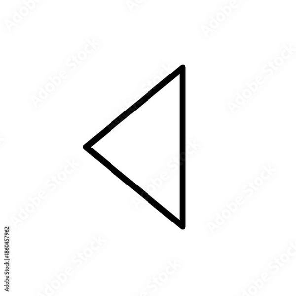 Obraz 矢印のアイコン　三角形