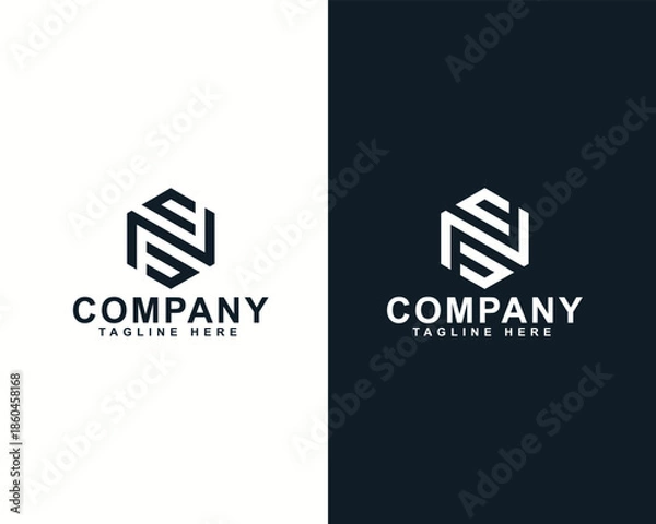 Obraz Minimalist Iconic Logo Design