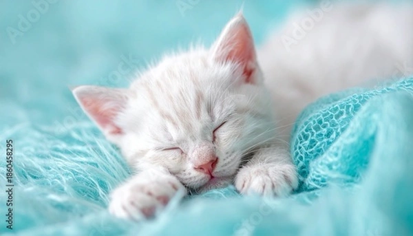 Obraz 寝ている子猫