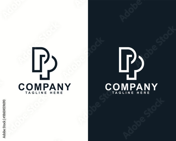 Obraz Minimalist Iconic Logo Design