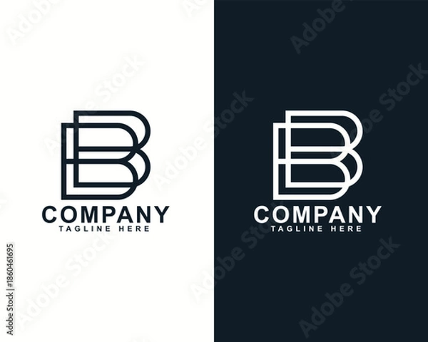 Obraz Minimalist Iconic Logo Design