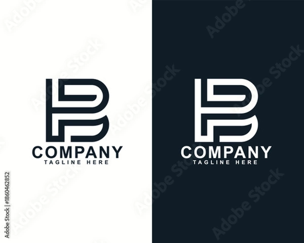 Obraz Minimalist Iconic Logo Design