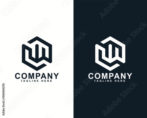 Obraz Minimalist Iconic Logo Design