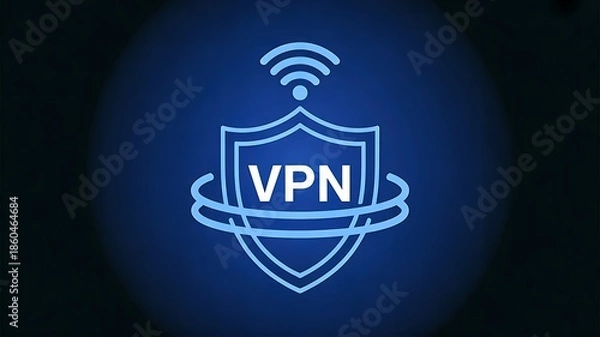 Obraz Vpn security protection concept for private internet access
