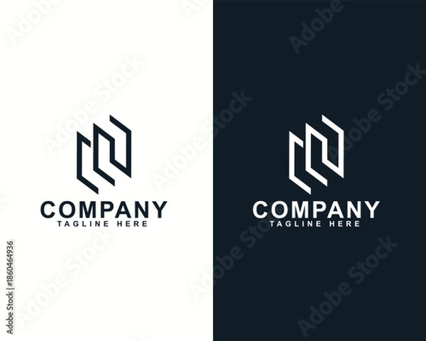 Obraz Minimalist Iconic Logo Design