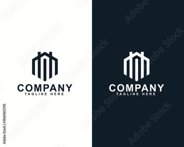 Obraz Minimalist Iconic Logo Design