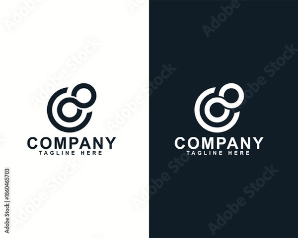 Obraz Minimalist Iconic Logo Design