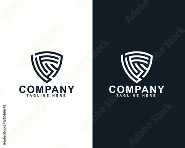 Obraz Minimalist Iconic Logo Design