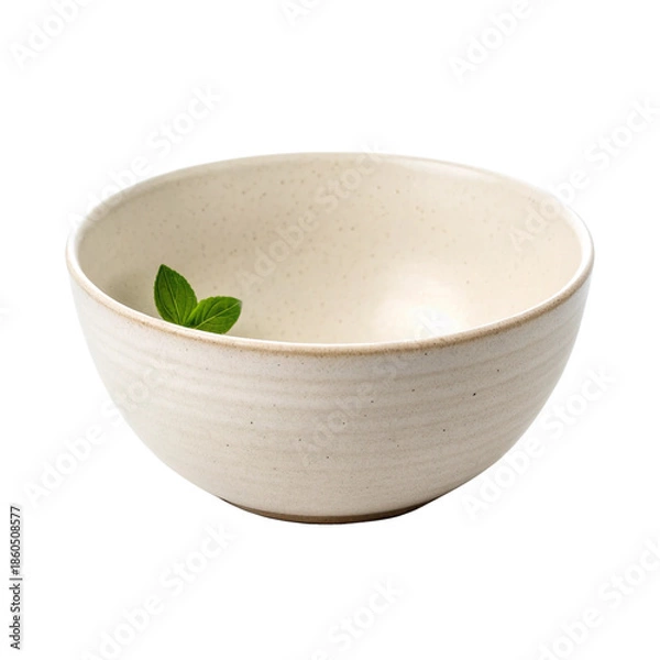 Obraz Small bowl isolated on white background 2