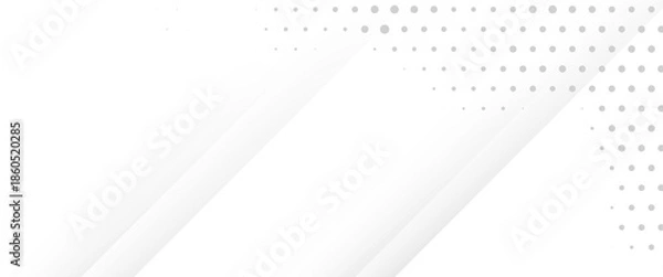 Obraz Halftone white & grey background. vector design concept. abstract halftone background. dot background.