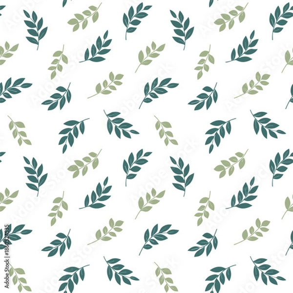 Fototapeta Seamless ditsy floral pattern