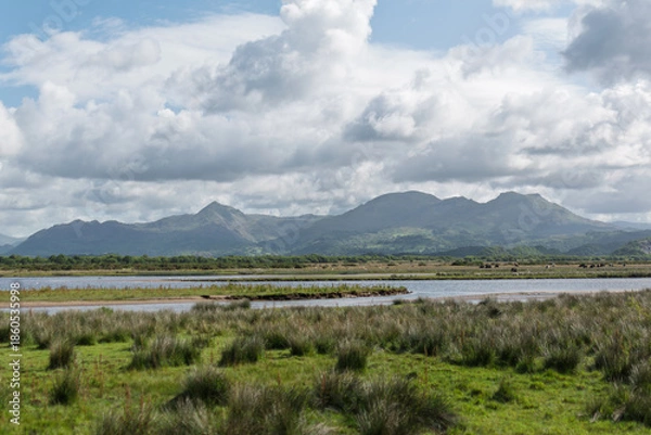 Obraz lake and mountains