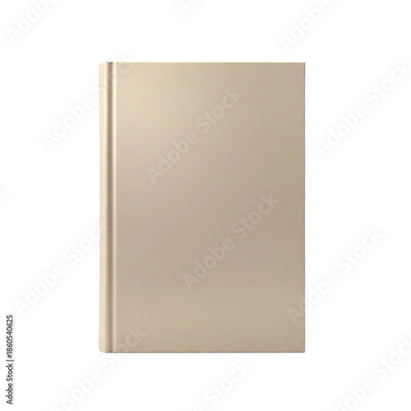 Obraz Blank notebook cover isolated on transparent background