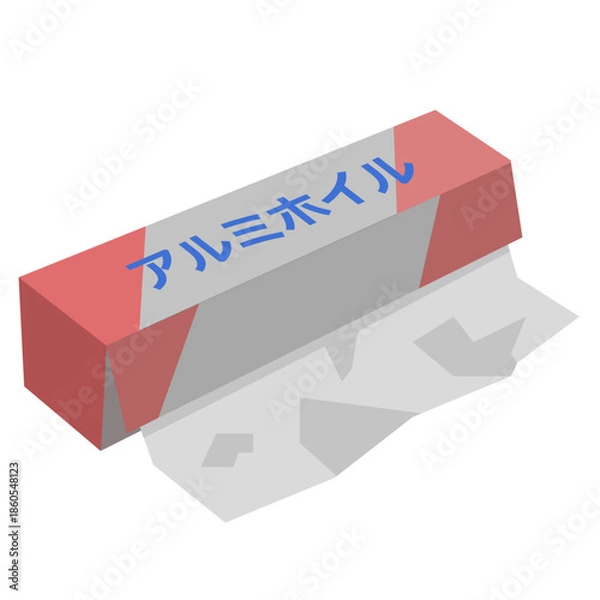 Obraz アルミホイルのイラスト