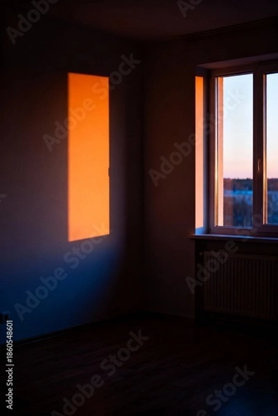 Obraz empty room with a window