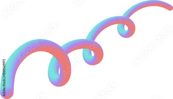 Fototapeta abstract wavy fluid gradient element