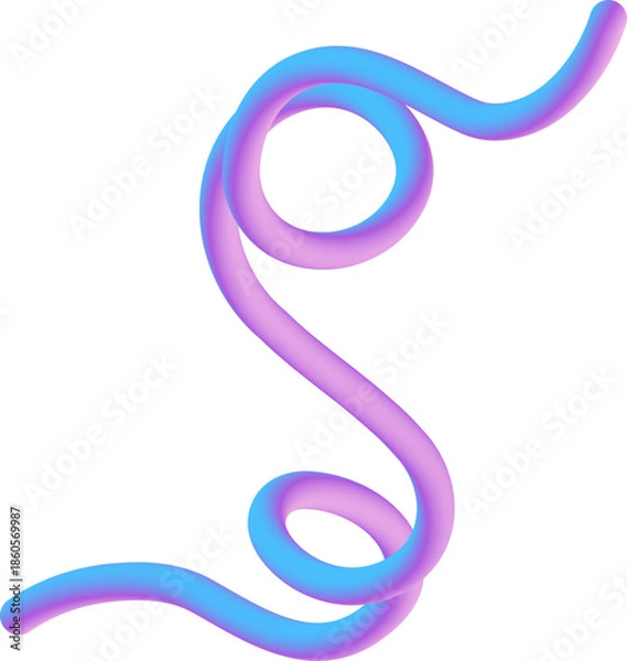 Fototapeta abstract wavy fluid gradient element