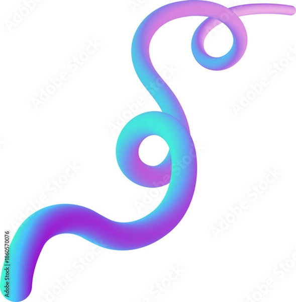 Fototapeta abstract wavy fluid gradient element