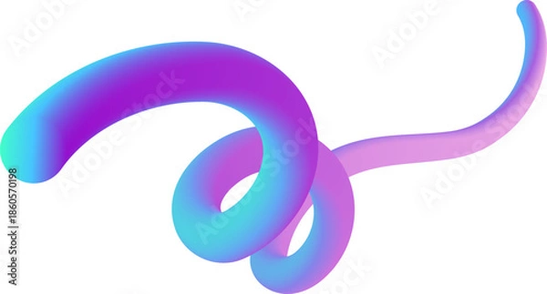 Fototapeta abstract wavy fluid gradient element