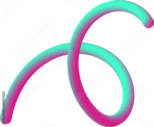 Fototapeta abstract wavy fluid gradient element