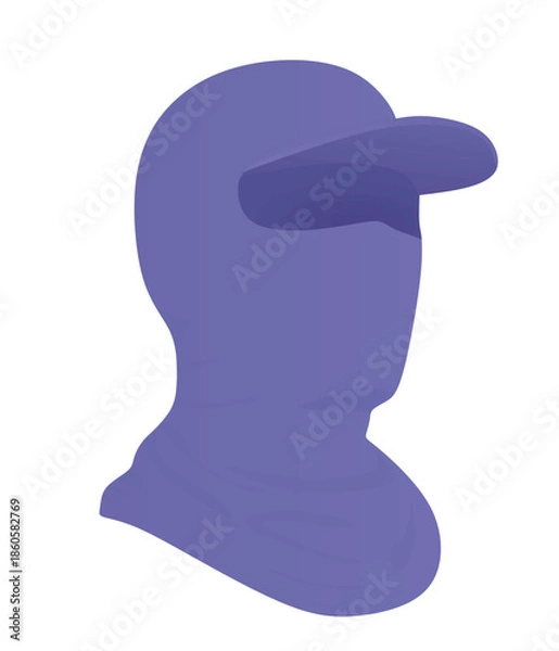 Obraz Blue head cover gear. vector