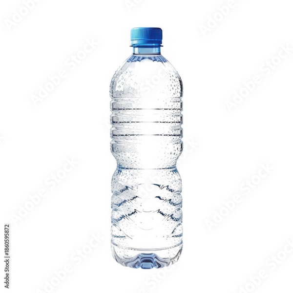 Obraz Water bottle isolated on transparent background