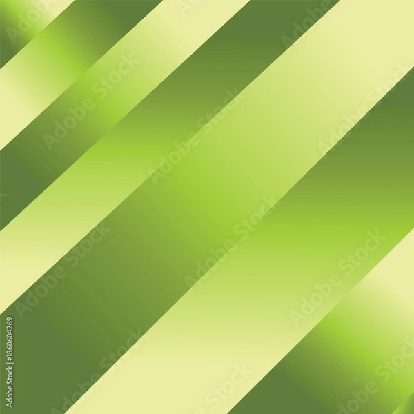Obraz Dynamic Green Gradient Diagonal Stripes
