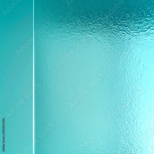Obraz Teal Metallic Foil Texture with Hammered Reflective Surface