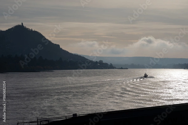 Obraz Schiff am Rhein