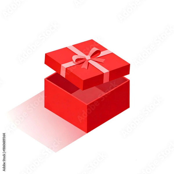 Fototapeta red gift box
