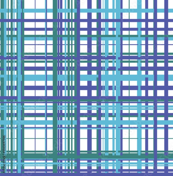 Obraz Abstract geometric pattern with intersecting lines and vibrant colors